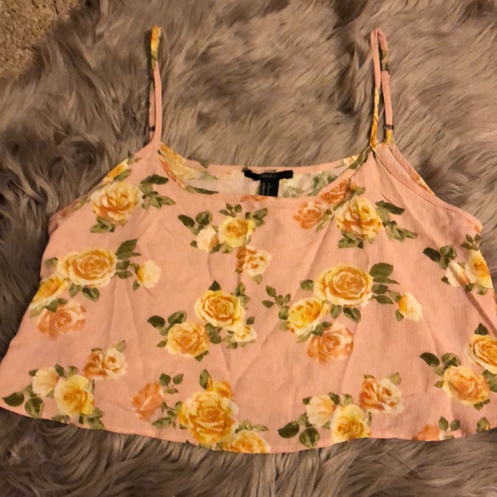Floral tank top
